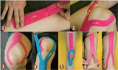 Atletische tape pols